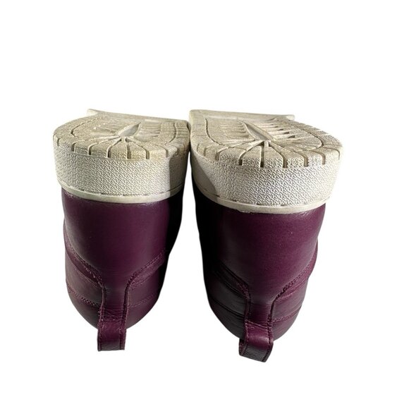 AIR JORDAN 1 RETRO HIGH ZIP SIZE 10 WOMEN BORDEAUX PURPLE AT0575-600 - Picture 6 of 8